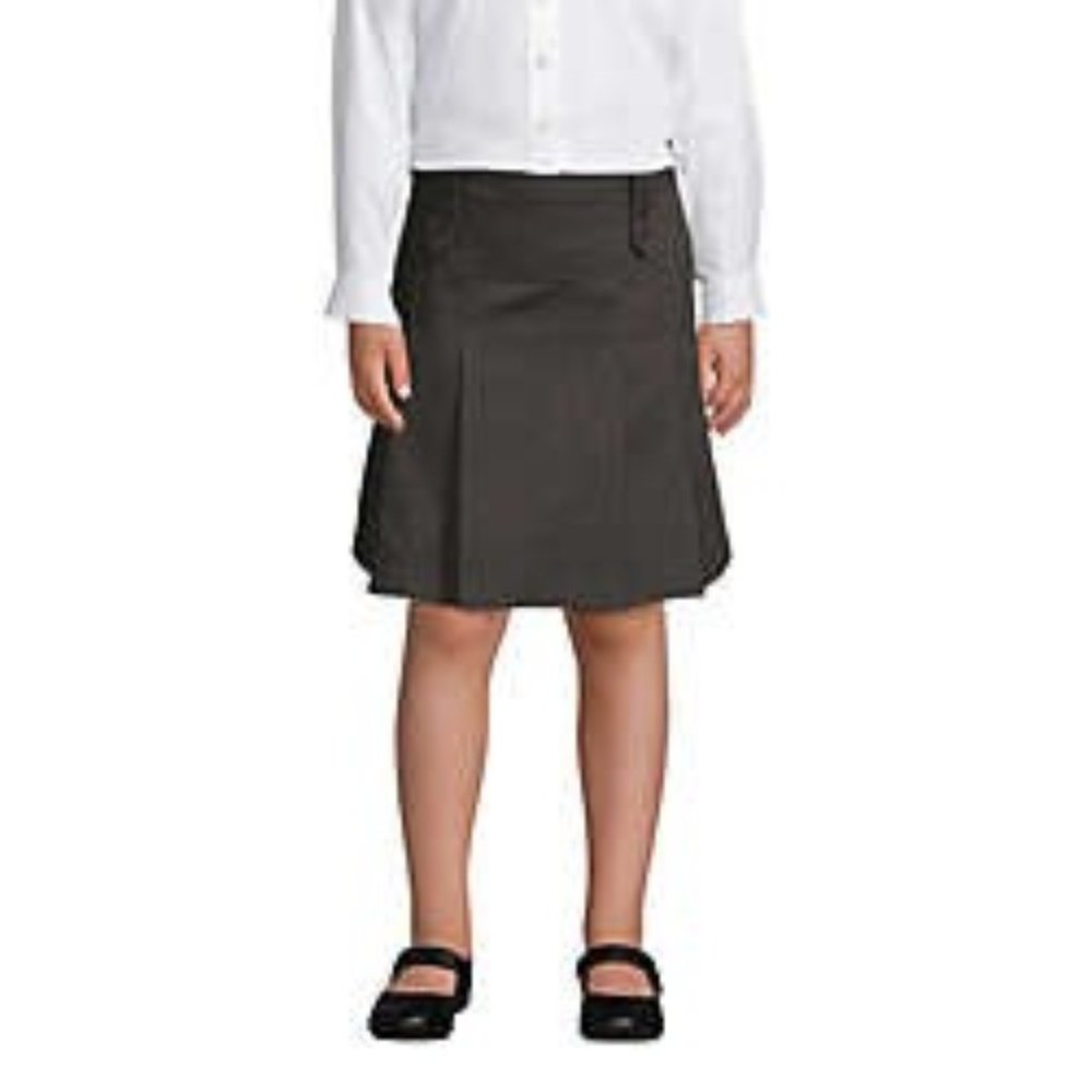 Lands' End Girls School Uniform TOK SLD TAB Skirt, UN2, NWT
